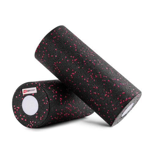 Масажний ролик  Hop-Sport HS-P033DYG EPP 33 см 3 в 1 black-red - фото №5